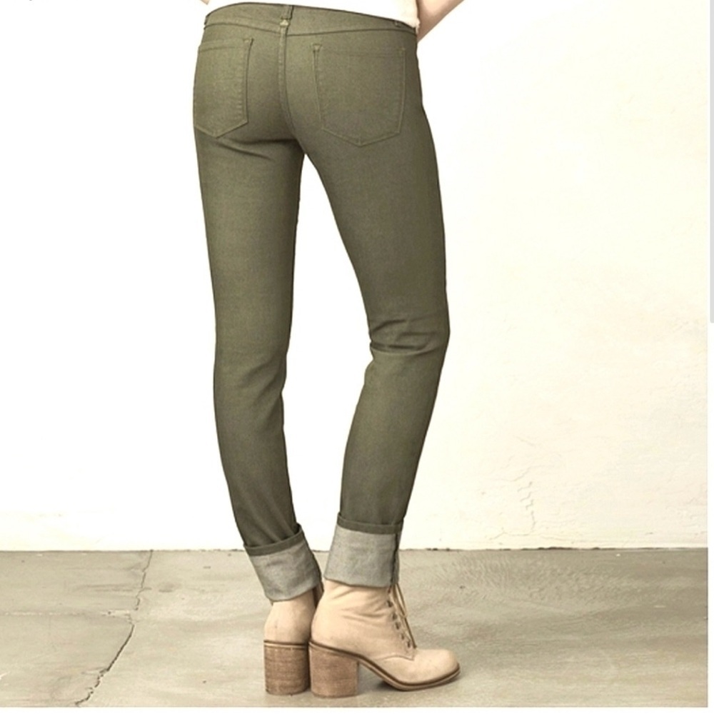 Prana Women Kara Green Skinny Jeans Size 10/30 - Picture 3 of 15